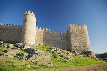 simsearch:400-05355685,k - view of Avila city at Castilla in Spain Fotografie stock - Microstock e Abbonamento, Codice: 400-06687807