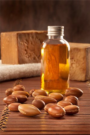 essence - seeds of argan with light and soap a close up Stock Photo - Budget Royalty-Free & Subscription, Code: 400-06694071