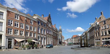 center and market place of zutphen, netherlands Stock Photo - Budget Royalty-Free & Subscription, Code: 400-06694165