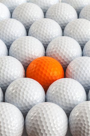 Golf balls on the black background Stock Photo - Budget Royalty-Free & Subscription, Code: 400-06694539