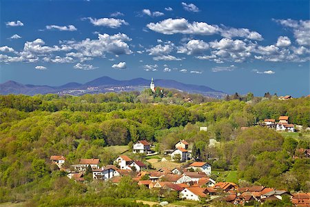 simsearch:400-07305550,k - Marija Bistrica, green nature of Zagorje, Croatia Photographie de stock - Aubaine LD & Abonnement, Code: 400-06694821