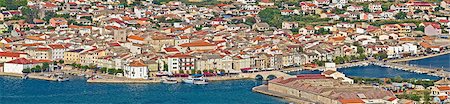simsearch:400-08407791,k - Adriatic Town of Pag panorama, Island of Pag, Croatia Foto de stock - Super Valor sin royalties y Suscripción, Código: 400-06695021