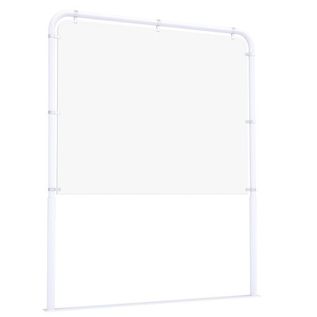 White stand. Isolated render on a white background Stock Photo - Budget Royalty-Free & Subscription, Code: 400-06695310