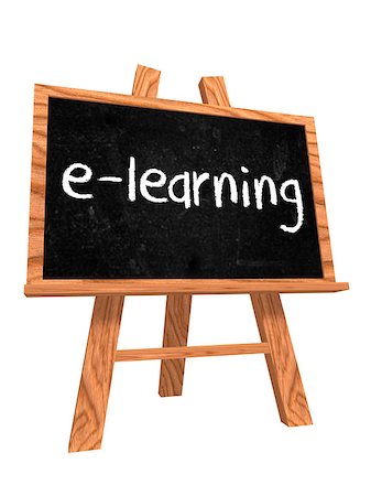 simsearch:400-08315790,k - 3d isolated wooden blackboard with text - e-learning Fotografie stock - Microstock e Abbonamento, Codice: 400-06697704