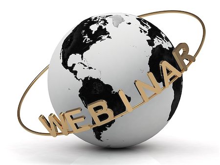 simsearch:400-07893434,k - Gold Webinar and gold ring diagonally, abstraction of the inscription around the earth on a white background Foto de stock - Super Valor sin royalties y Suscripción, Código: 400-06698472