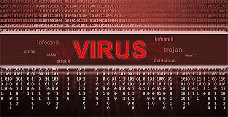 risk abstract - computer virus detection. Spyware concept Stock Photo - Budget Royalty-Free & Subscription, Code: 400-06699160