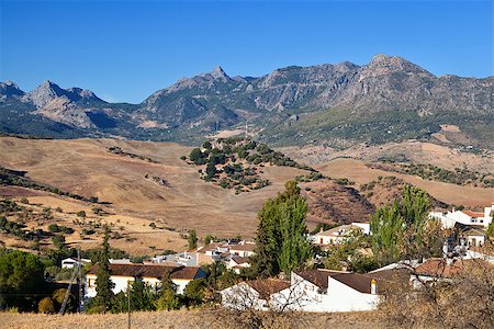 small Spanish village in mountains, Andalusia Stock Photo - Budget Royalty-Free & Subscription, Code: 400-06699454