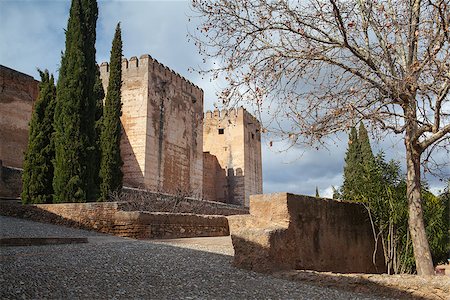 simsearch:400-07209028,k - Famous Alhambra palace in Grenada in Spain Stock Photo - Budget Royalty-Free & Subscription, Code: 400-06699715