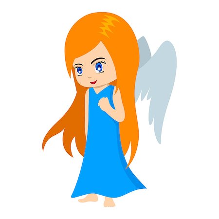 Vector illustration of Virgo in cartoon style Stock Photo - Budget Royalty-Free & Subscription, Code: 400-06692155