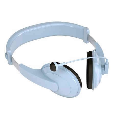 simsearch:400-08096768,k - Headset. Isolated render on a white background Photographie de stock - Aubaine LD & Abonnement, Code: 400-06692903