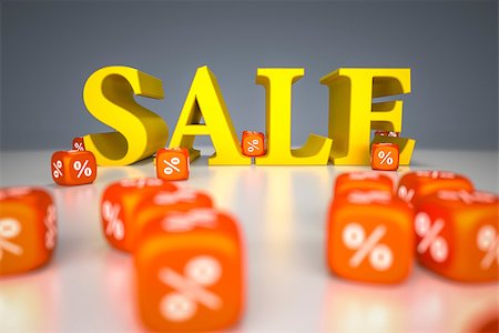 An image of a sale sign with some percentage dice Foto de stock - Super Valor sin royalties y Suscripción, Código: 400-06701727