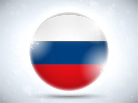 simsearch:400-09094879,k - Vector - Russia Flag Glossy Button Photographie de stock - Aubaine LD & Abonnement, Code: 400-06736384