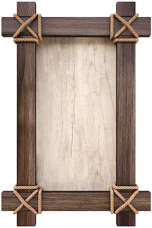 simsearch:400-07405808,k - wooden frame. isolated on white. Stock Photo - Budget Royalty-Free & Subscription, Code: 400-06736918