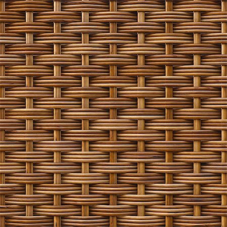 rattan basket - woven rattan with natural patterns Stock Photo - Budget Royalty-Free & Subscription, Code: 400-06737004