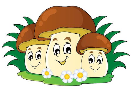 simsearch:400-07417266,k - Mushroom theme image 7 - vector illustration. Stock Photo - Budget Royalty-Free & Subscription, Code: 400-06737494