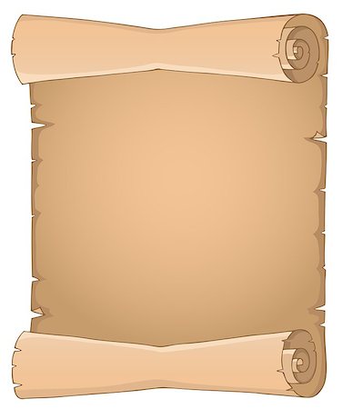 scroll parchments - Old scroll theme image 3 - vector illustration. Stock Photo - Budget Royalty-Free & Subscription, Code: 400-06737498