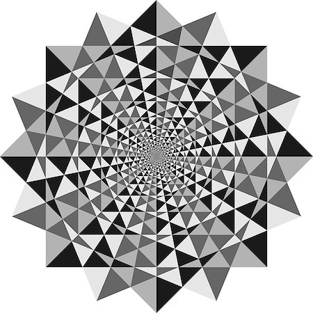 simsearch:400-04836806,k - abstract design with geometric shapes optical illusion illustration Photographie de stock - Aubaine LD & Abonnement, Code: 400-06737523