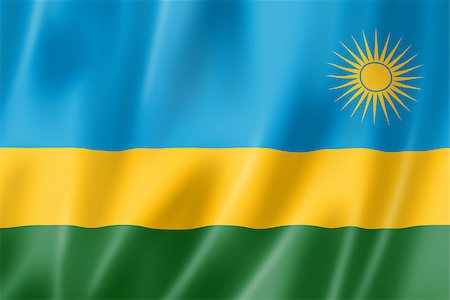 simsearch:400-06737620,k - Rwanda flag, three dimensional render, satin texture Photographie de stock - Aubaine LD & Abonnement, Code: 400-06737596