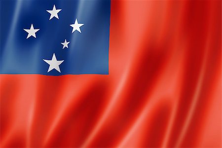 simsearch:400-06745053,k - Samoa flag, three dimensional render, satin texture Stock Photo - Budget Royalty-Free & Subscription, Code: 400-06737601