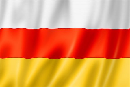 simsearch:400-06745053,k - South Ossetia flag, three dimensional render, satin texture Stock Photo - Budget Royalty-Free & Subscription, Code: 400-06737611