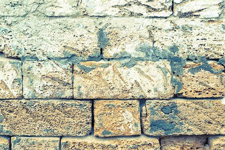simsearch:400-05141496,k - Old Wall from Sandstone. Tinted Background. Stock Photo - Budget Royalty-Free & Subscription, Code: 400-06737670