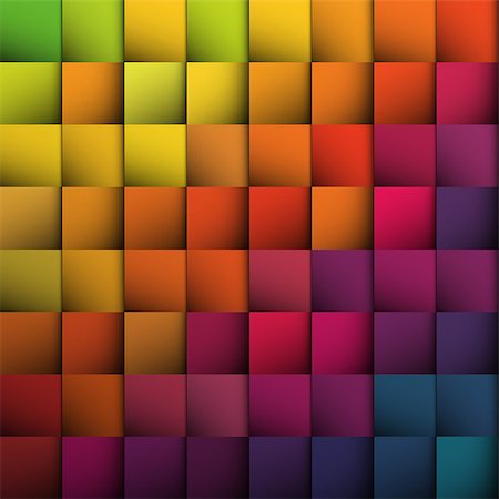 digital colour spectrum - Abstract squares background. Vector, EPS10 Stock Photo - Budget Royalty-Free & Subscription, Code: 400-06738186