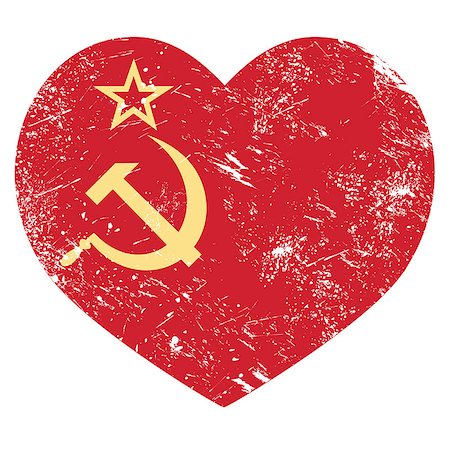 Old red Russian Federation vintage flag - grunge style Photographie de stock - Aubaine LD & Abonnement, Code: 400-06738618