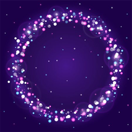 simsearch:400-05041370,k - Shiny Blur Purple Bubble in the Middle of Card. Vector Background Stock Photo - Budget Royalty-Free & Subscription, Code: 400-06739321