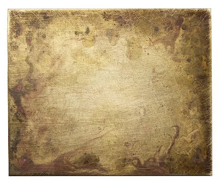Brass plate texture, old metal background. Stockbilder - Microstock & Abonnement, Bildnummer: 400-06739371