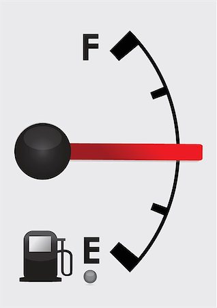 simsearch:400-04935883,k - detailed gas tank, half full or half empty. Illustration design Photographie de stock - Aubaine LD & Abonnement, Code: 400-06744246