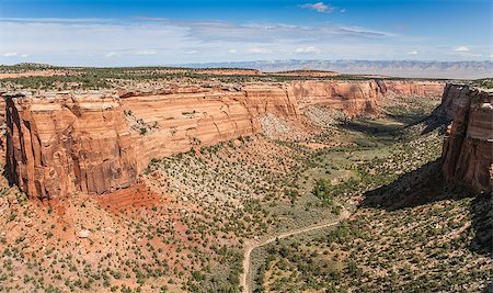 View from the top of Colorado National Monument, USA Stockbilder - Microstock & Abonnement, Bildnummer: 400-06744626