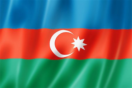 simsearch:400-06750392,k - Azerbaijan flag, three dimensional render, satin texture Photographie de stock - Aubaine LD & Abonnement, Code: 400-06745030