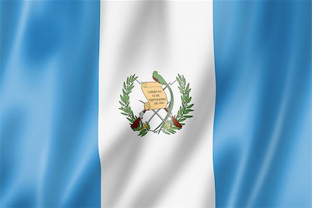 Guatemala flag, three dimensional render, satin texture Stock Photo - Budget Royalty-Free & Subscription, Code: 400-06745054