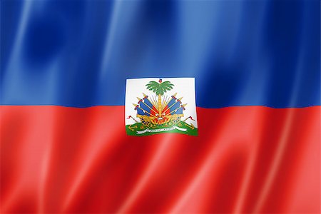 simsearch:400-06750392,k - Haiti flag, three dimensional render, satin texture Photographie de stock - Aubaine LD & Abonnement, Code: 400-06745056