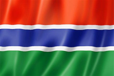 simsearch:400-06745053,k - Gambia flag, three dimensional render, satin texture Stock Photo - Budget Royalty-Free & Subscription, Code: 400-06745053