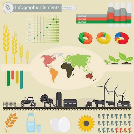 Infographic elements. Agriculture. For you design Stock Photo - Budget Royalty-Free & Subscription, Code: 400-06745607