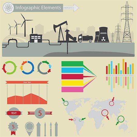 Infographic elements. Energetics. For you design Stock Photo - Budget Royalty-Free & Subscription, Code: 400-06745608