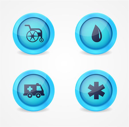 simsearch:400-04393337,k - Vector set of medical icons on white background Foto de stock - Royalty-Free Super Valor e Assinatura, Número: 400-06747622