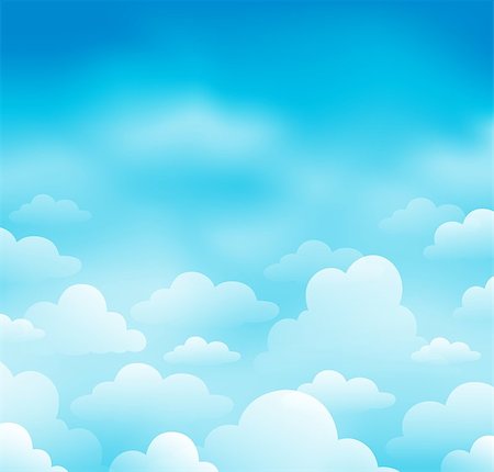 simsearch:400-04272687,k - Sky and clouds theme image 1 - eps10 vector illustration. Stockbilder - Microstock & Abonnement, Bildnummer: 400-06749090