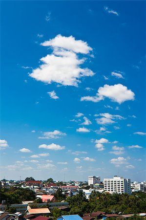 sritangphoto (artist) - View over the city of Ubonratchathani ,Province  in North-East of Thailand Foto de stock - Royalty-Free Super Valor e Assinatura, Número: 400-06749225