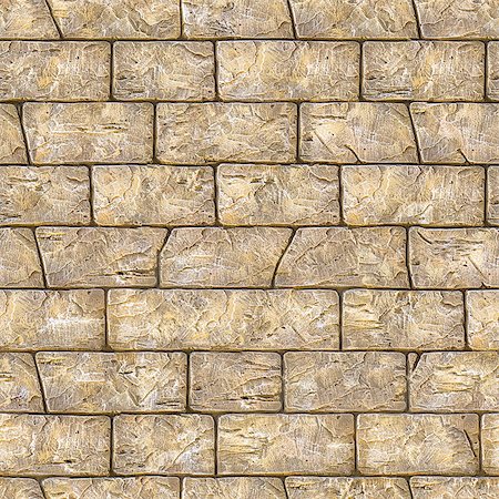 simsearch:400-04875459,k - Seamless Tileable Texture of Brown Decorative Bricks Wall. Photographie de stock - Aubaine LD & Abonnement, Code: 400-06749298