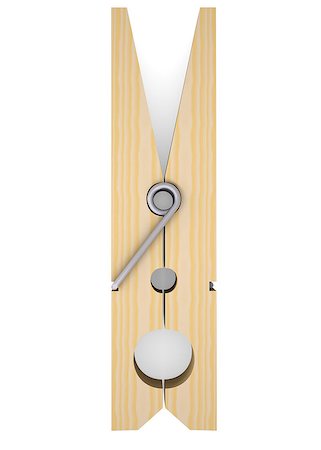 simsearch:400-05058869,k - Wooden clothespin. Isolated render on a white background Foto de stock - Royalty-Free Super Valor e Assinatura, Número: 400-06749850