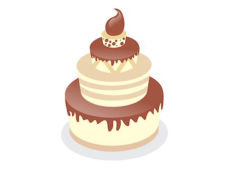 simsearch:400-04268513,k - abstract birthday cake background vector illustration Foto de stock - Super Valor sin royalties y Suscripción, Código: 400-06740324