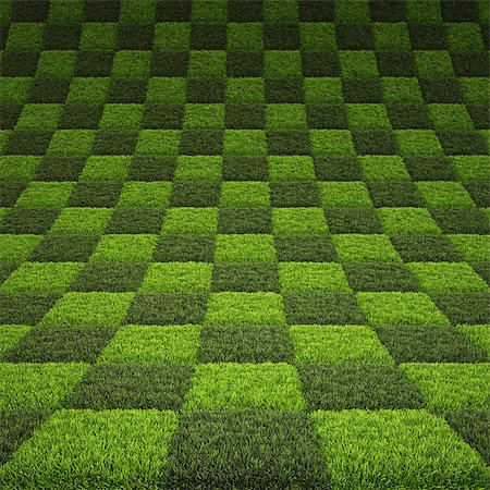 checkerboard background of green grass. Stock Photo - Budget Royalty-Free & Subscription, Code: 400-06740455