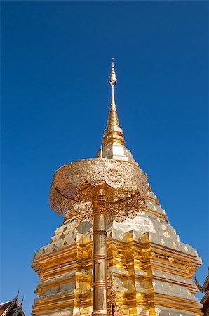 peterbaier (artist) - Buddhist Temple Doi Suteph in Thailand, Chiang Mai Foto de stock - Royalty-Free Super Valor e Assinatura, Número: 400-06742101