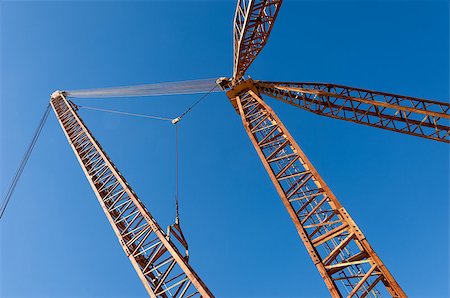Detail of a crane in a marble quarry in Alentejo, Portugal Stock Photo - Budget Royalty-Free & Subscription, Code: 400-06742155