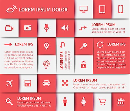 simsearch:400-06867961,k - Web design elements. EPS10 vector illustration. Stock Photo - Budget Royalty-Free & Subscription, Code: 400-06742737