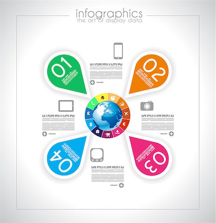 financial pie icon - Infographic design for product ranking - original paper geometric shape with shadows. Ideal for statistic data display Stock Photo - Budget Royalty-Free & Subscription, Code: 400-06742949