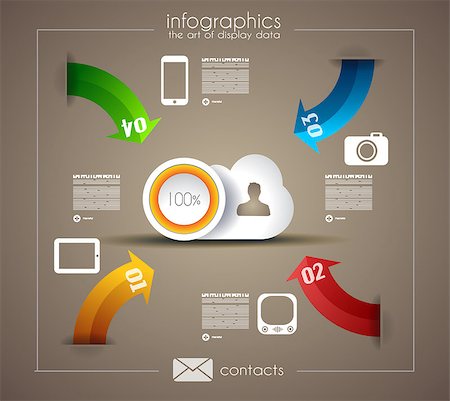 simsearch:400-06766752,k - Infographic template for statistic data visualization. Modern composition to use like infochart, product ranking page or background for performance data graphics. Stock Photo - Budget Royalty-Free & Subscription, Code: 400-06742951