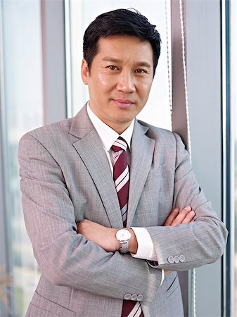 director general - portrait of a successful asian business executive. Stock Photo - Budget Royalty-Free & Subscription, Code: 400-06758717